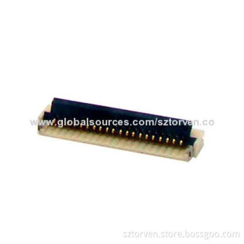 FPC Connector, 0.5mm SMT and Right Angle Flip-lock Lower Contact Type Side EntryNew
